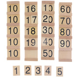 Maxbell Maxbell Insert Wood Board Counting Number Pieces Maths Preschool Children Educational Toy