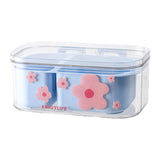 Maxbell Fruit Washing Bowl Colander Container Double Layer Stackable Draining Basket Blue