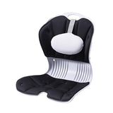 Maxbell Back Posture Corrector Back and Support for Home Desk Office Home Floor Seat Black