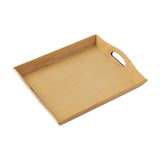 Maxbell Wooden Rectangular Serving Tray Wood Plate for Tea House Kitchen Dining Room Wood