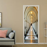 3D door sticker removable wall sticker wallpaper door mural 90 x 200cm Pattern F