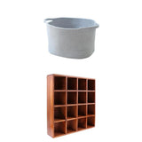 Maxbell Wall Mounted Storage Cabinet Shelf Home Organizer Rack+Storage Basket