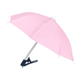 Maxbell Phone Umbrella for Sun Shade Multifunction for Traveling Photography Outdoor pink