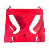 Maxbell Hard Hat Rack Sturdy Space Saving Hat Helmet Holder for Living Room Workshop Red