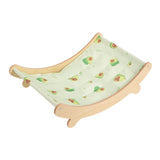 Maxbell Cat Hammock Bed Resting with Wood Frame Supplies Cooling Bunny Outdoor Puppy S