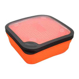 Maxbell Fishing Lure Box Multipurpose Lightweight Worm Box for Outside Fish Supplies S