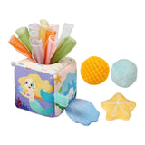 Maxbell Baby Tissue Box Toy Infant Sensory Toy for Baby Boys Girls Toddlers Children