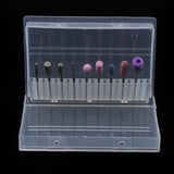 Maxbell Maxbell 9x Nail Files Drill Bit Manicure Electric Grinding Polishing Head Brush Set
