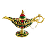 Maxbell Maxbell Wishing Light Ornament Decorative Arts Aladdin Genie Lamp for Party Green