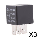 Maxbell 3x12V 80A 5-Pin SPDT Contacts Automotive Changeover Relay