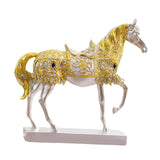 Maxbell Horse Statue Collection Lifelike Horse Figurine for Study Room Desktop Decor Style B