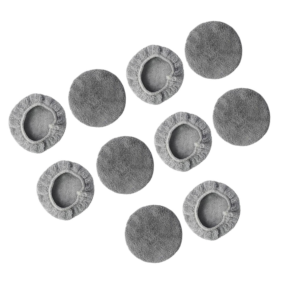 Maxbell 10Pcs Replacement Pads for Window Cleaning Robot Universal Microfiber Cloth Fleece Texture