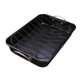 Maxbell Roasting Pan for Baking Turkey, Chicken, and Veggies Baking Tray