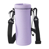 Maxbell Water Bottle Carrier Drink Bottle Bag for Outdoor Activities Light Purple L