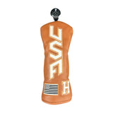 Maxbell Golf Club Cover Anti Scratch Equipment for Women Portable Protection S Khaki White Text