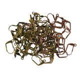 Maxbell 100x Copper, Bronze Color Earring Leverback Earring Findings Coil 17x11x5mm