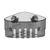 Maxbell Suction Cup Corner Shelf Modern Shower Shelf for Laundry Room Toilet Kitchen Black