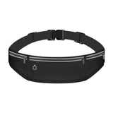 Maxbell Running Belt Fanny Pack Adjustable Belt Waistband Bag for Jogging Gym Hiking Black