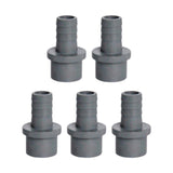 Maxbell 5Pcs Pool Filter Pump Hose Adapters PVC Accessory for above Ground Pool Pump