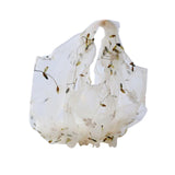 Maxbell Embroidery Flower Handbag Reusable Grocery Bag for Travel Camping Women Girl Apricot