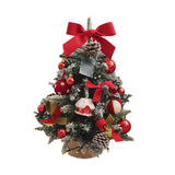 Maxbell Tabletop Christmas Tree with Lights Decoration for Fireplace Holiday Bedroom Style B