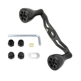 Maxbell Reel Handle Universal Rotatable Sturdy Handle Grip for Seaside Lakeside Boat Black