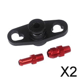 Maxbell 2xFuel Rail Pressure Regulator Adapter for Mitsubishi for fittings