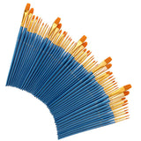150 Piece Wood Nylon Hair Painting Brush for Watercolor Acrylic Oil Painting