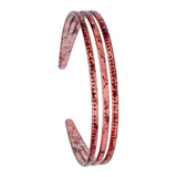 Maxbell Woman Headband with Three Row Lightweight for Reading and Writing Hair Clips Red