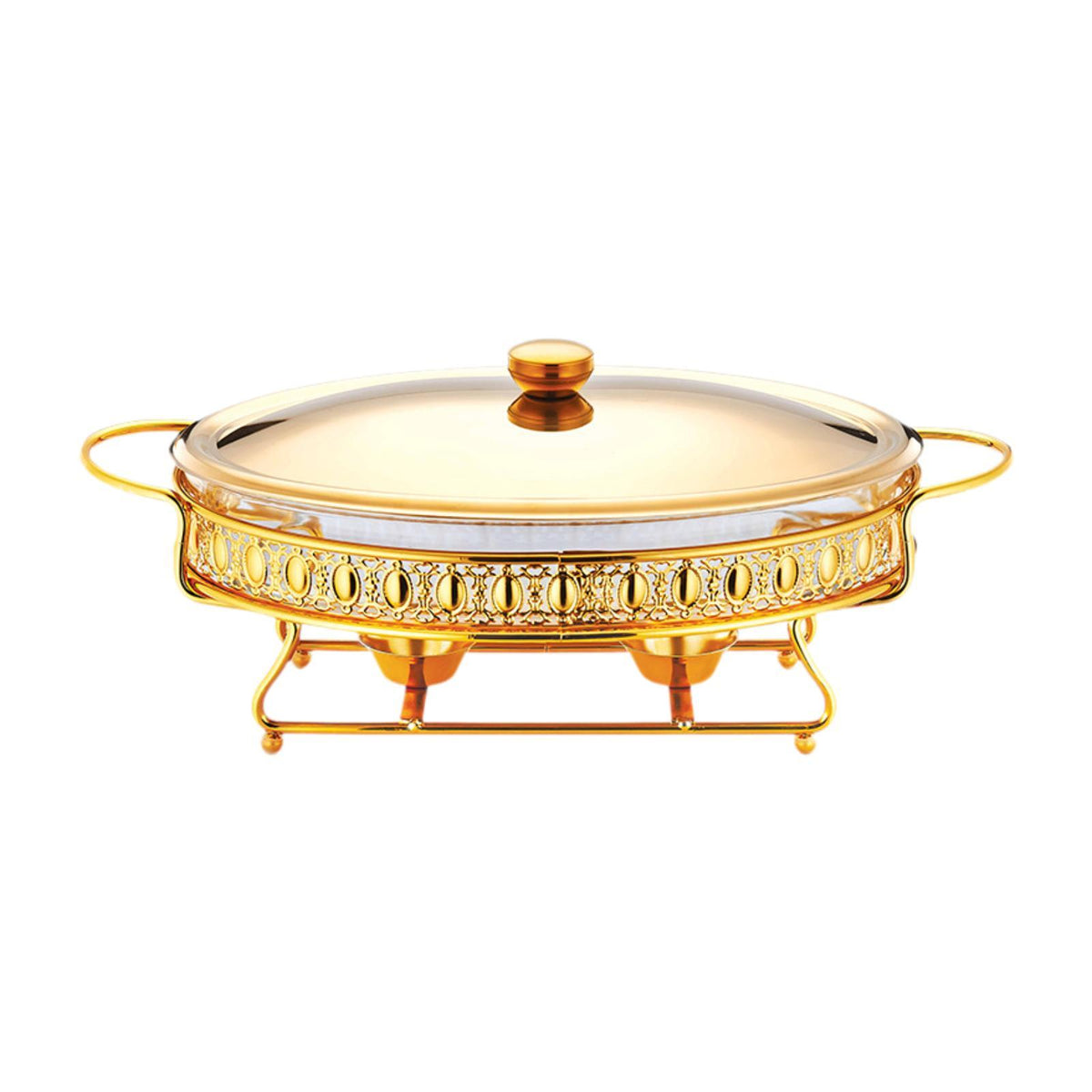 Maxbell Chafing Dish for Buffet Sturdy Food Warming Tray for Restaurant Wedding Home 3L