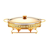 Maxbell Chafing Dish for Buffet Sturdy Food Warming Tray for Restaurant Wedding Home 3L