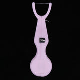 Maxbell Maxbell Reusable Interdental Brush Floss Holder Bar Wand with 30 Meter Floss Pink