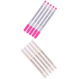 Maxbell 10Pc Water Erasable Pen Tailor Vanishing Marker Water Soluble Pen Pink White