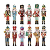 12x Nutcracker Figurines Christmas Decor Home Decor for Birthday Living Room