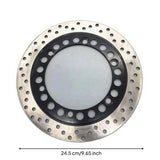 Stainless Steel Brake Disc, 180mm/220mm/260mm, Universal, Hydraulic Disc Brake Silver 24.5x13.2cm 6H