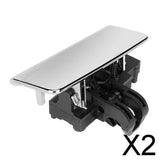 Maxbell 2xGlove Box Front Lid Handle Catch for Fiat Grande Punto 735426145 Chrome