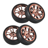 Maxbell Maxbell 4 Pieces RC Drift Tyre for 1/18 RC Drift Rally Car DIY Modification Repalces Gold