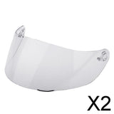 Maxbell 2xMotorcycle Full Face Helmet Visor for JK-902 Clear Lens