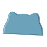 Maxbell Cat Food Mat Cushion Silicone Floor Non Skid Pet Placemat for Food and Water Light Blue