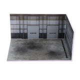 Maxbell 1/64 Model Car Scene Repair Workshop Backdrop Board for Vehicle Dispolay Toy
