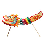 Maxbell Chinese Dance Dragon DIY Handmade Material Party Accessories Interactive Toy