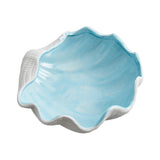 Maxbell Ceramic Jewelry Dish Small Rings Dish Holder for Vanity Living Room Entryway Seashell L