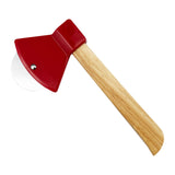 Maxbell Axe Pizza Wheel Slicer Fun Easy to Clean Professional Pizza Cutter for Pizza Red