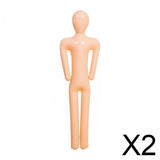 Maxbell 2xInflatable Mannequin Full Body Display Human Body Model Inflatable Body Form