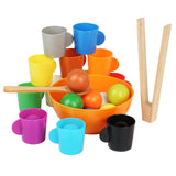 Maxbell Color Sorting Toys Set Multicolour Preschool Funny Montessori Toys Kits