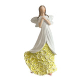 Maxbell Angel Figurine Collection Gift Accessories Ornaments Supplies Cute Miniature White Green