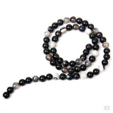 Maxbell 2x strand 6mm 15.5'' Agate ROUND GEMSTONE LOOSE BEADS Jewelry Craft Finding
