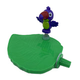 Maxbell Bird Playground Tray Swing Bird Exercise Perch for Conure Decoration Canarie Deep Green