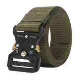 Maxbell Webbing Belt Adjustable Activities Work Heavy Duty Quick Release Buckle Belt Green