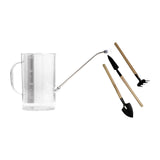Maxbell 2000ml Indoor Watering Can Long Nozzle for House Plants Plants Garden Flower clear